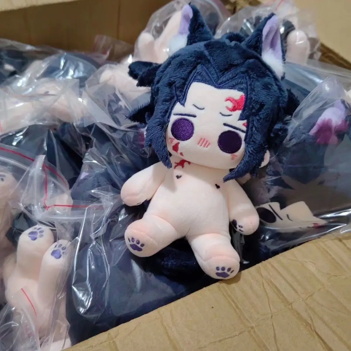 

Фаршированная 20 см аниме игра Demon Slayer Yorito Mugino мультяшная плюшевая кукла игрушка COS наряд для детей и взрослых коллекционные хлопковые подарки