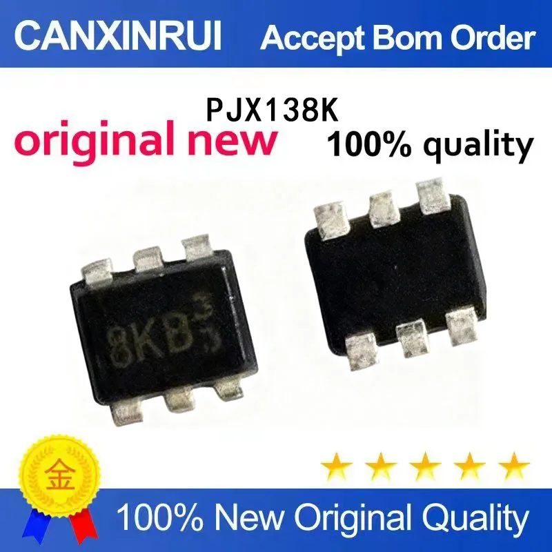 (5-100 Pieces)New PJX138K silk screen 8KB BKB 8KD 6-pin SOT-563 chip IC