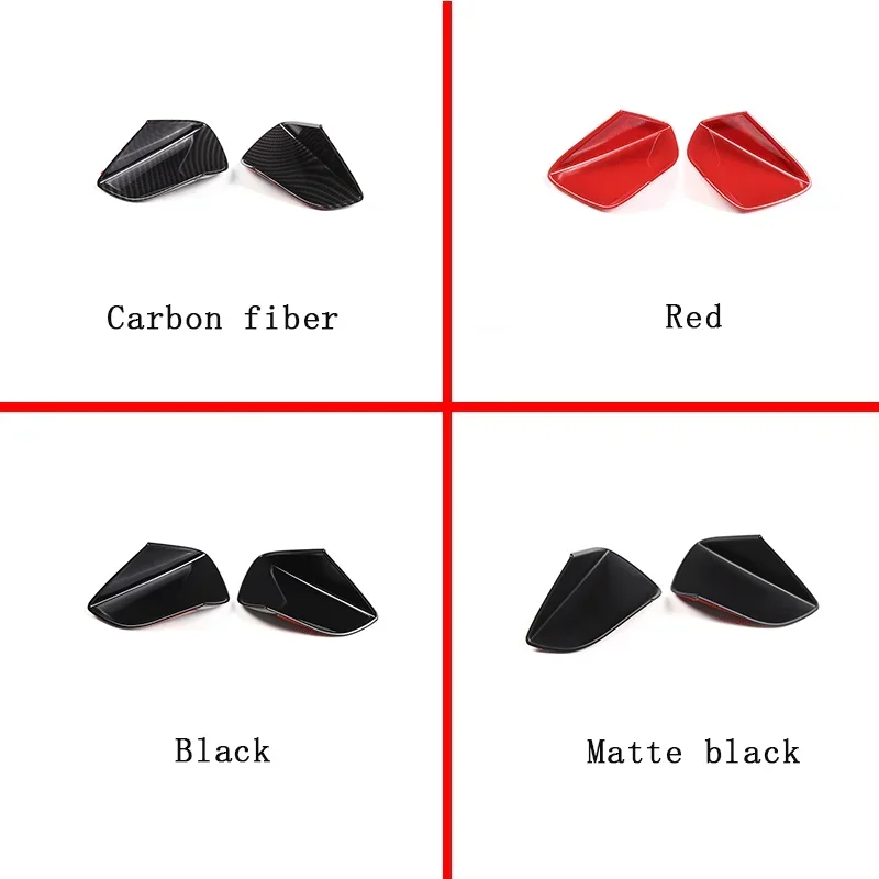 

2Pcs ABS Carbon Fiber For 2014-2019 Chevrolet Corvette C7 Z06 Car Exterior Door Handle Bowl Sticker Car Protection Accessories