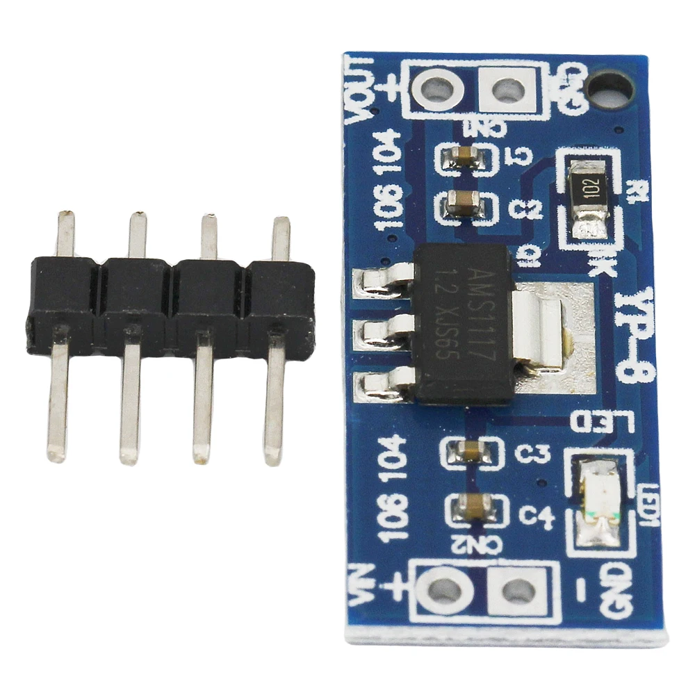 AMS1117 1.2V 1.5V 1.8V 2.5V 3.3V 5V DC-DC Step Down Power Supply Module Power Module for Arduino Bluetooth Raspberry Pi Board