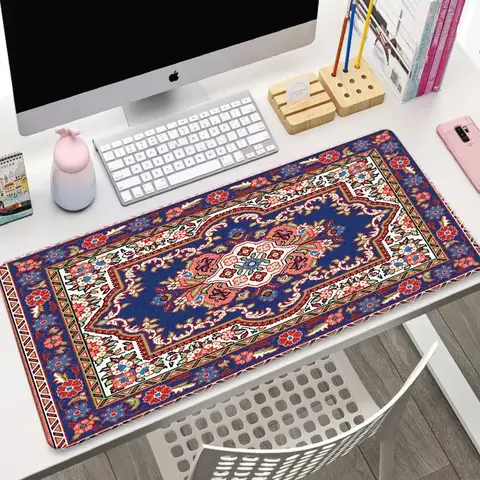 페르시아 카펫 마우스 패드 대형 게임 키보드 디자인 사무실 카펫 400x900x3mm 미끄럼 방지 고무 하이 엔드 데스크탑 보호 매트 러그 Best5 페르시아 카펫 마우스 패드 대형 게임 키보드 디자인 사무실 카펫 400x900x3mm 미끄럼 방지 고무 하이 엔드 데스크탑 보호 매트 러그 Best5