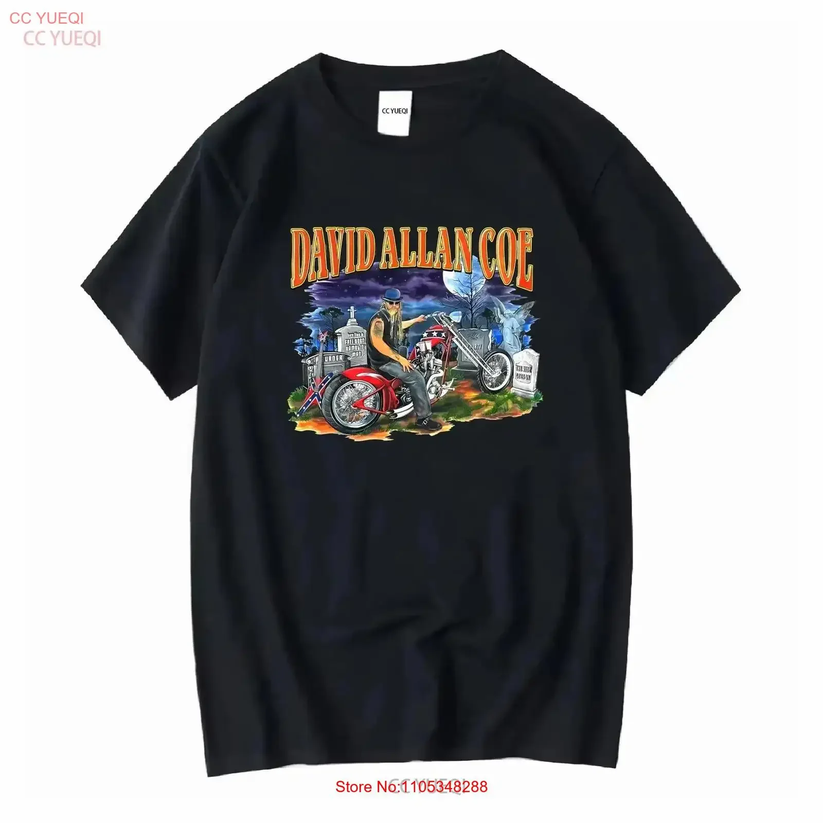 FREESHIP New David Allan Coe Men S 235XL T Shirt 6D49 vintage Washed Casual streetwear Comfortable vintage Washed