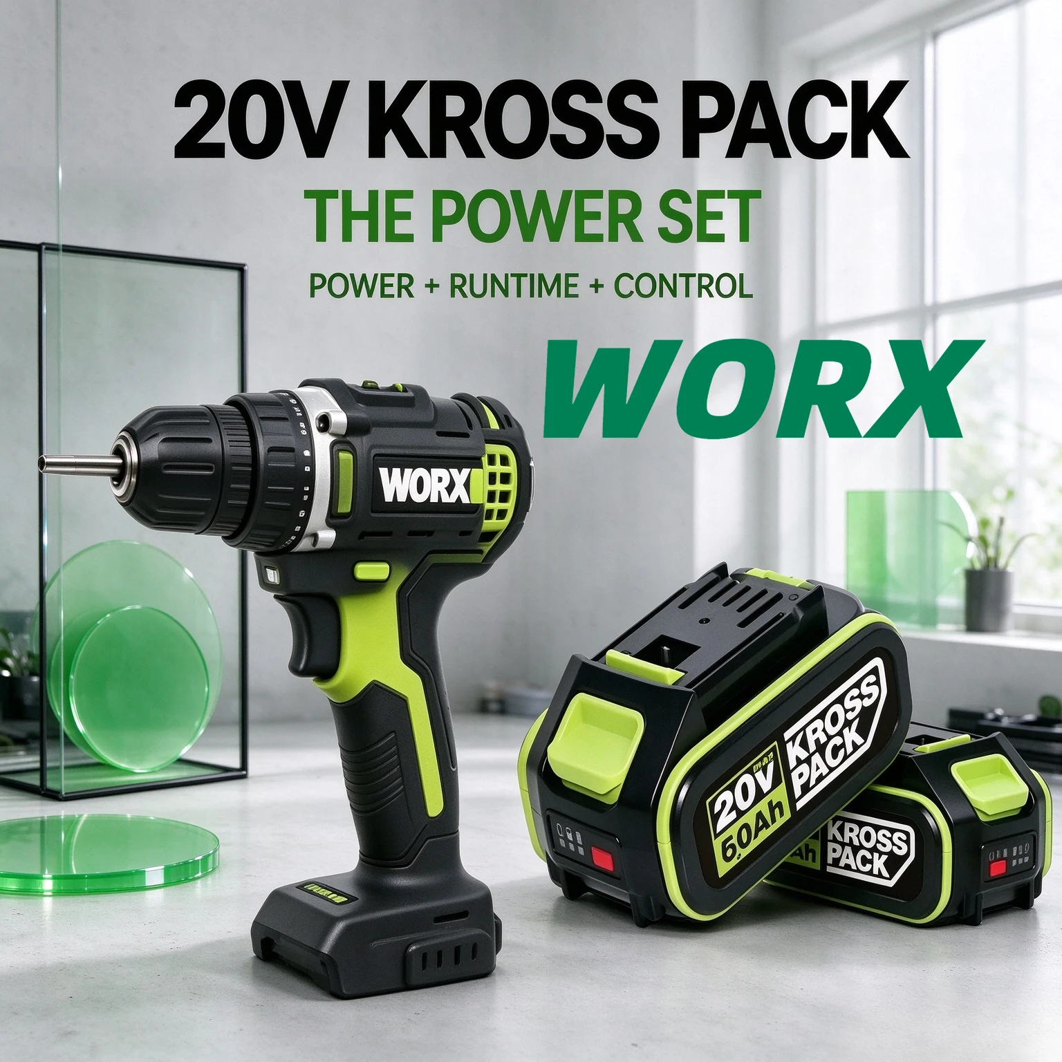 Original WORX 20V 4.0/5.0/6.0Ah Lithium-ion Battery For WA3054 WA3055 WA3406 Rechargeable Power Tool Battery Fit Hedge Trimmer
