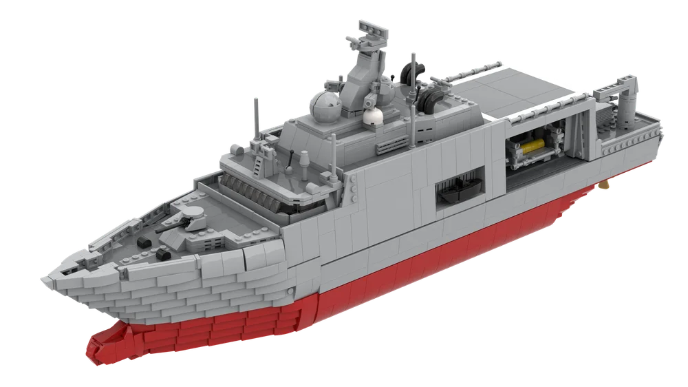 

Navy City-class mine countermeasures vessel MOC-152691 • 1918 parts Building Block Model Birthday Toy Gift