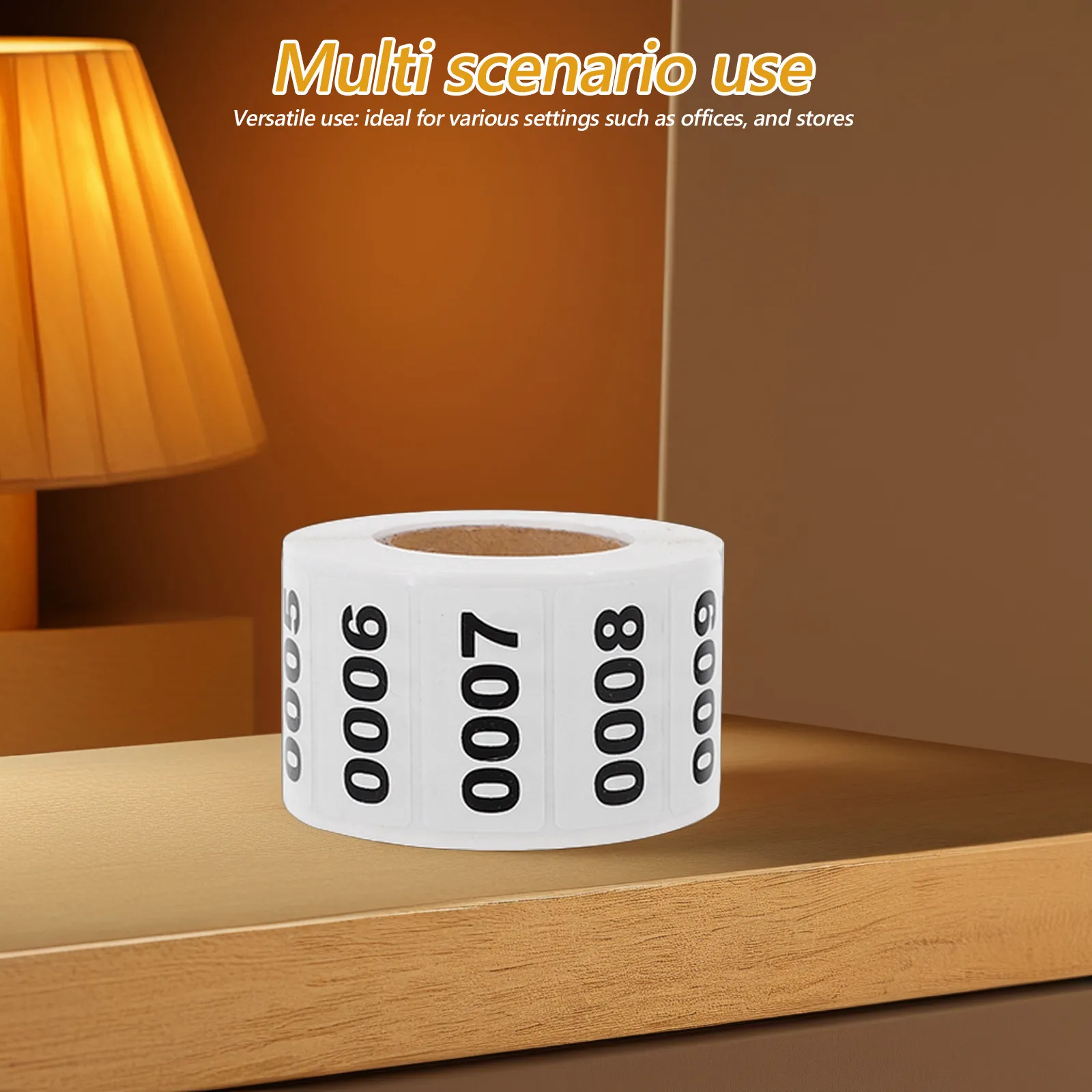 

1000 шт., 1 рулон, самоклеящиеся этикетки с номерами, наклейки с последовательной нумерацией для отслеживания организации хранения инвентаря