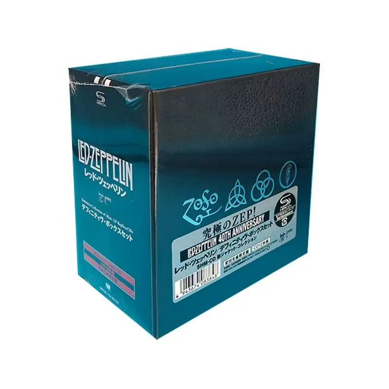 Rock band Led Zeppelin Robert Anthony Plant Music CD Complete Album 12 Music Albums Role Playing Walkman Music Box Collection