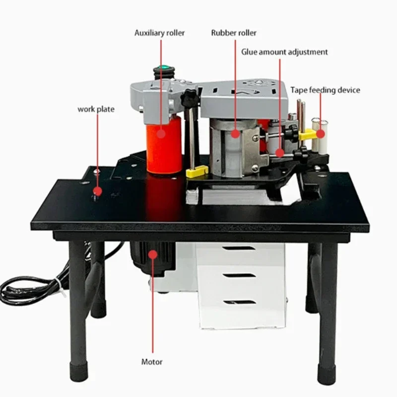 

Manual edge banding machine Double-sided gluing Portable edge banding machine Woodworking edge banding machine