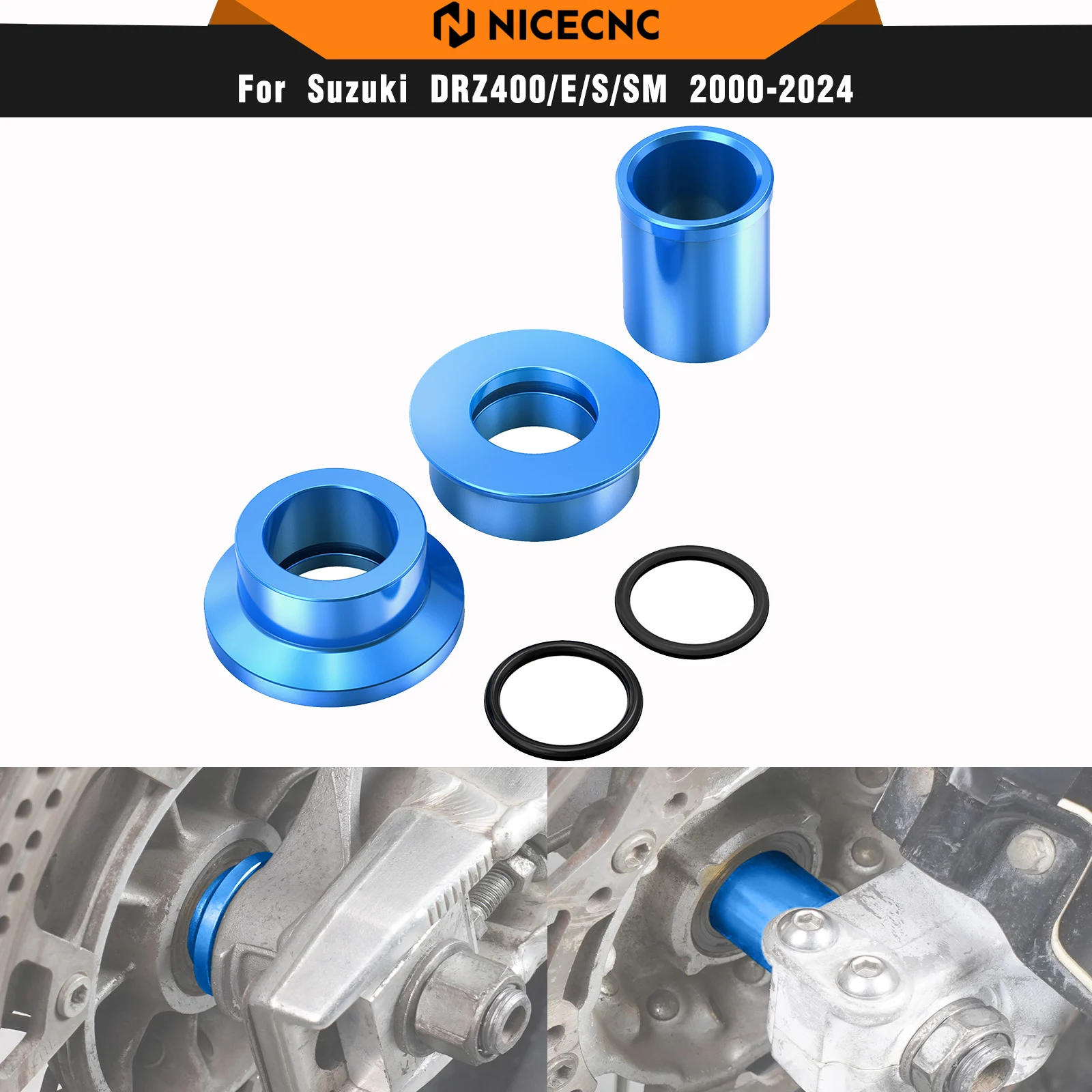 

Набор прокладок для передних и задних колес NICECNC для Suzuki DRZ400E DRZ400S DRZ400SM DRZ400 E S SM DRZ 400E 400S 400SM 2000-2024 2023