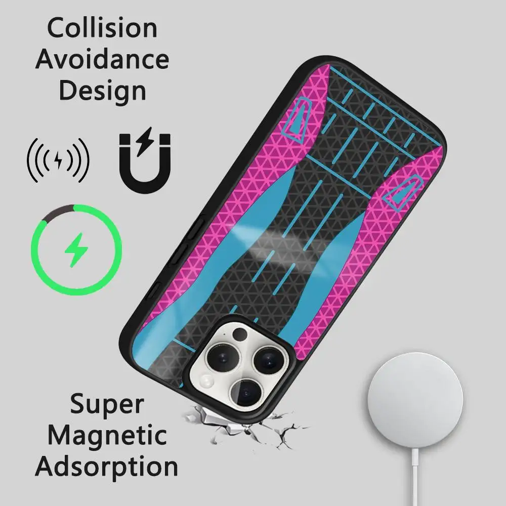 حافظة هاتف CS 2 Csgo لهاتف آيفون 16 15 14 13 12 11 Pro Max Plus Mini Magsafe مرآة لاسلكية مغناطيسية Funda