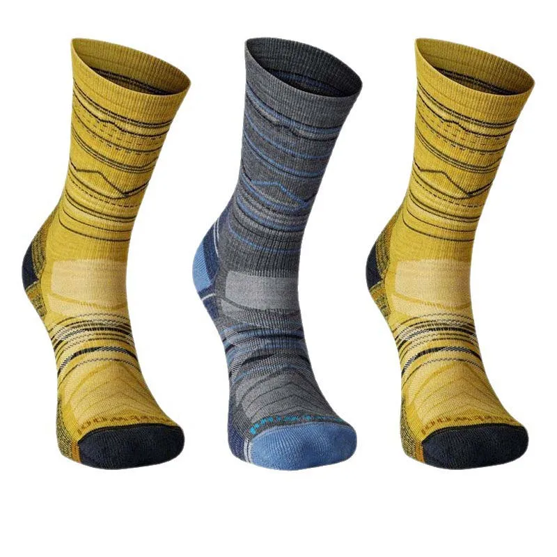 

Носки для походов из 50% мериносовой шерсти для мужчин и женщин, весна-лето, для треккинга, лыжного спорта, охоты, рыбалки, бесшовные, для активного отдыха