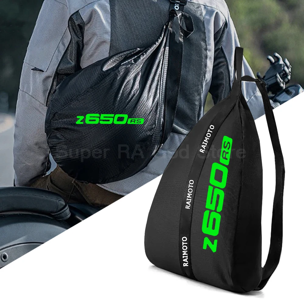 For Z650 Z650RS Z 650 RS 2023 2024 Motorcycle Accessories Helmet Backpack Large Capacity Travel Bags Reflective