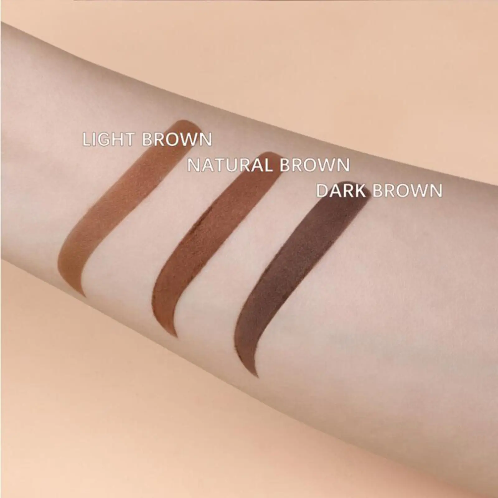 眉スタンプシェーピングキット（ステンシルとブラシ付き）で簡単ナチュラル眉ティントメイク、コンプリートコスメティックス