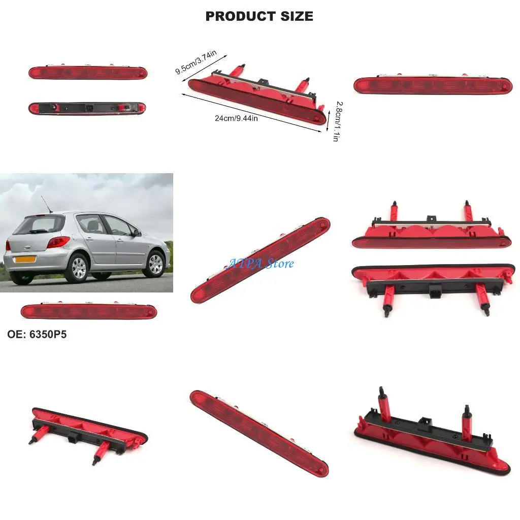 

U13C Back Lamp Vehicle Turn Light Universal Car Light 6350P5 Replacement Suitable for Vehicles 307 Hatchback