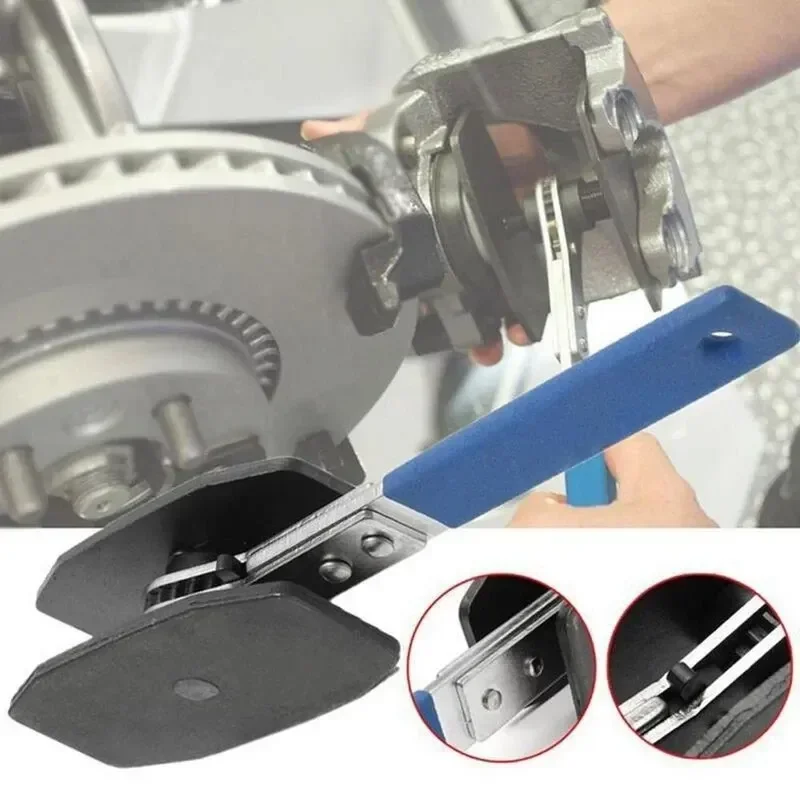 

Ratchet Brake Piston Caliper Spreader Tool Stainless Steel Press Twin Quad Separator Pad Disc Repair Kits Brake Caliper Tool