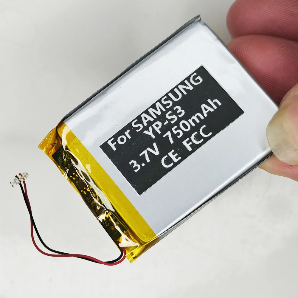 3.7V 750mAh YP-S3 Battery For Samsung YP-S3 MP3 Player Batterie Accumulator AKKU