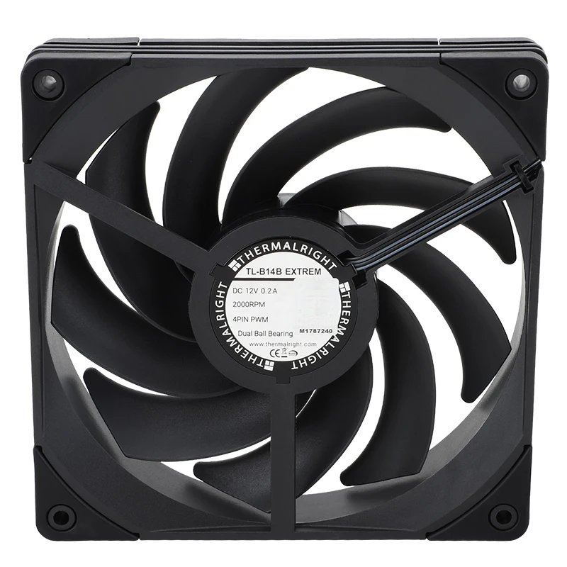 Ventilador térmico TL-B14/B14W/B14B EXTREM 140mm, Enfriador de PC, 4 pines, PWM, alto rendimiento, silencioso