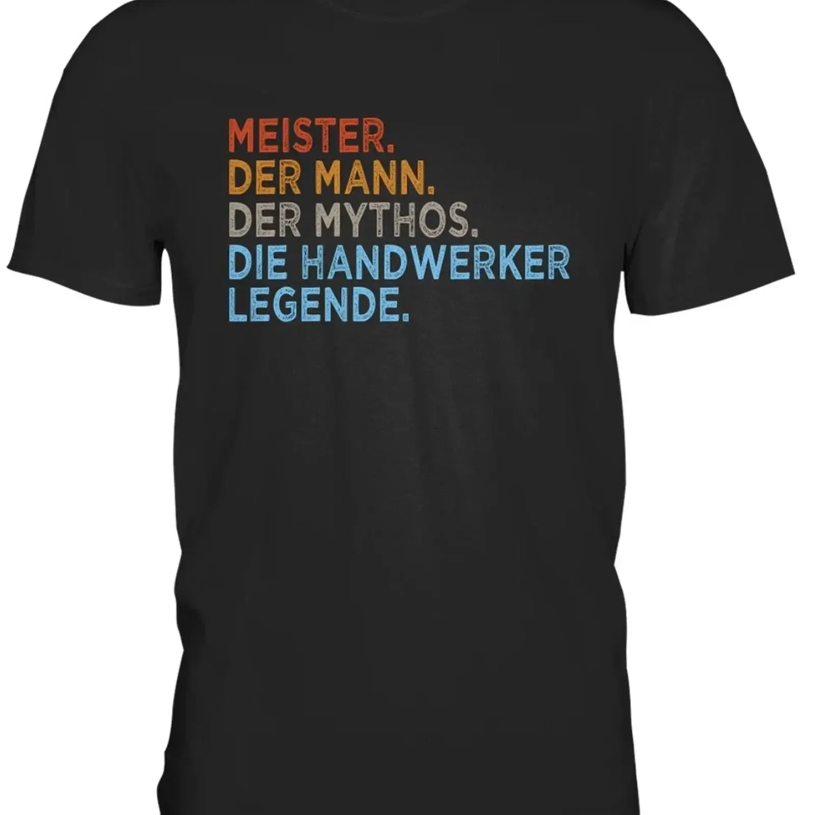 Meister Legende T Shirt mit lustigem Spruch XL NEU amp UNGETRAGEN vintage Washed fashion designer clothes Stretched Stylish