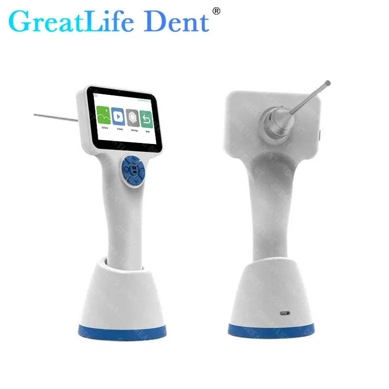 

Greatlife Dent Human Vet Pet Видео Оториноларингоскоп для ЛОР-Отоскопа 3,2-дюймовый сенсорный экран Эндоскоп 6 размеров вставная трубка