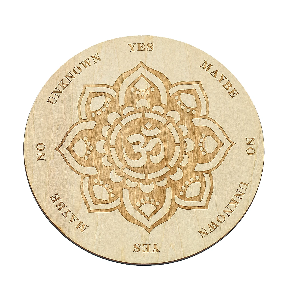 Wooden Lotus Plate Tableware Mat Coasters Yoga Meditation Prop Dining Table Decoration Accessories Crystal Stone Base Ornament