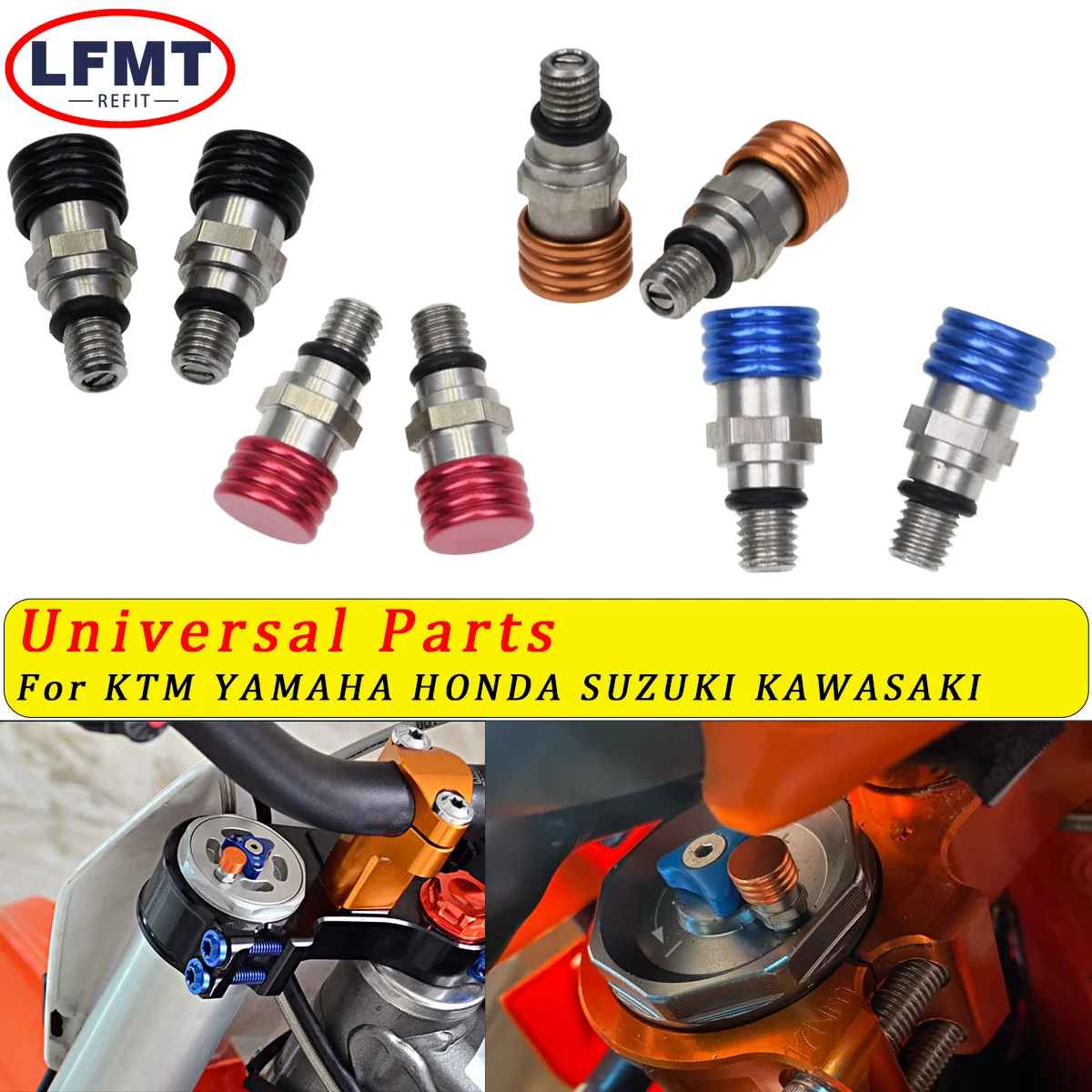 

M4x0.7 Fork Air Bleeder Valves For KTM 85 125 150 250 350 450 500 SX SXF EXC XC XCF XCW XCFW ADV Duke For Husqvarna TE FE TC FC