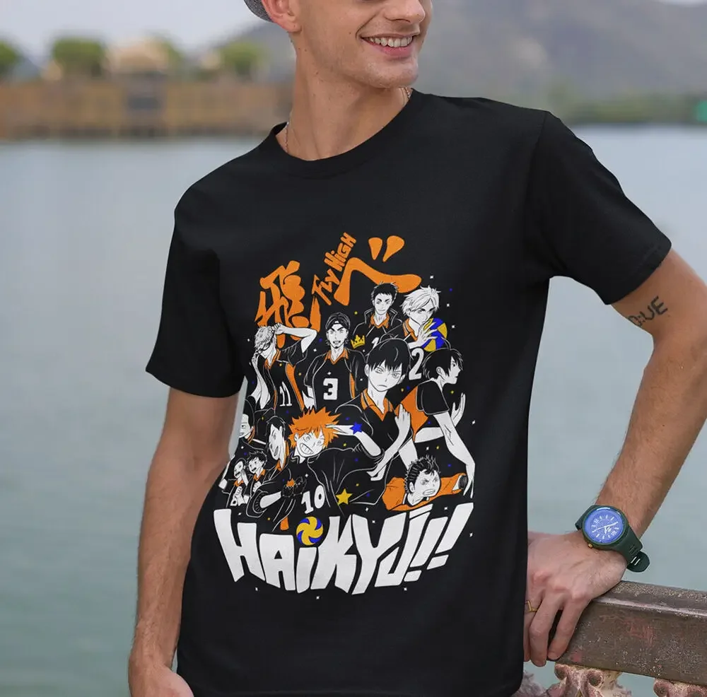 Haikyuu T-shirt Volleyball Kuroo Tetsurou Kozume Kenma Anime Giift Shirt