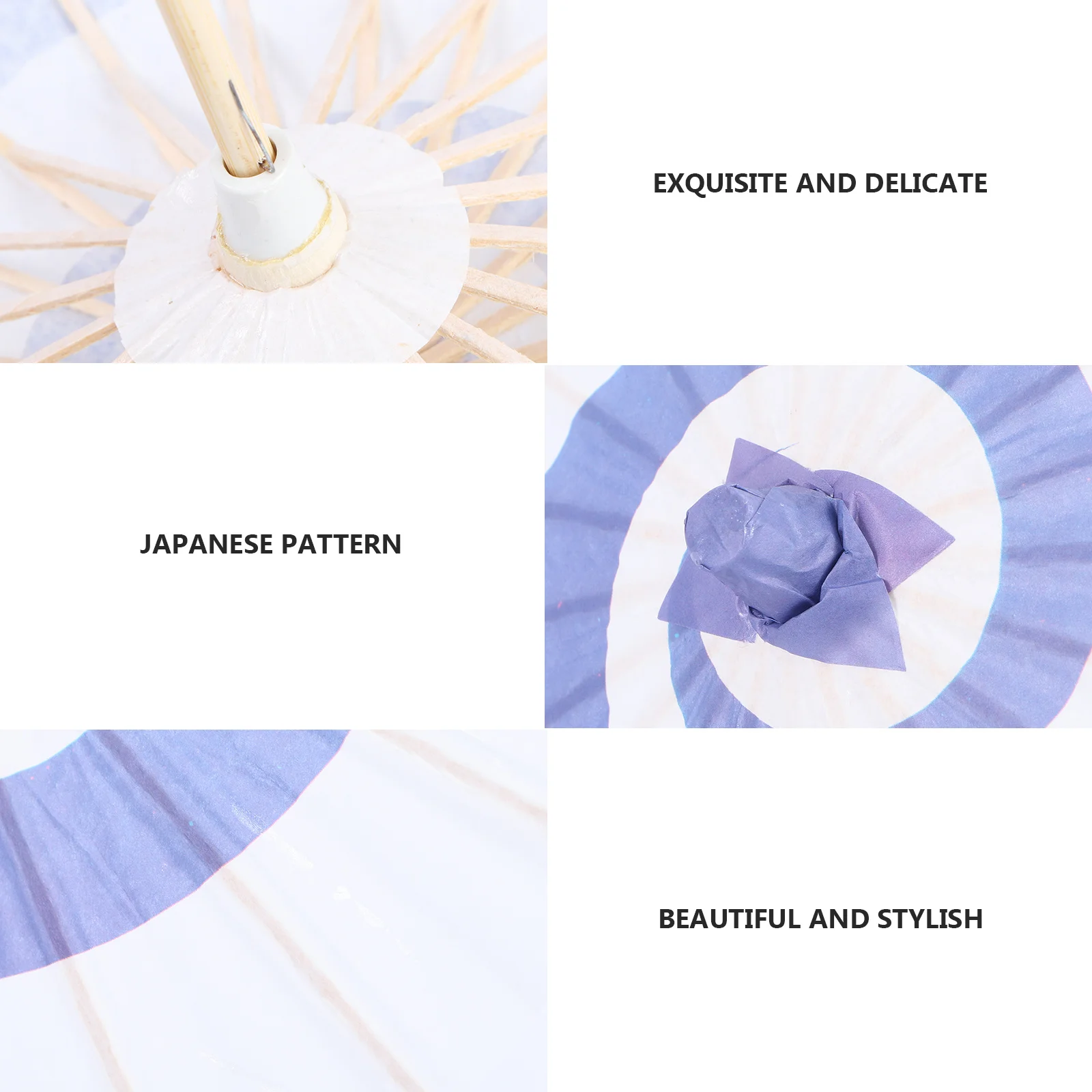 

2Pcs Classical Oil Paper Umbrella Japanese Design Decor for Holiday Stage Home Decoration Traditional Craft Gift Idea