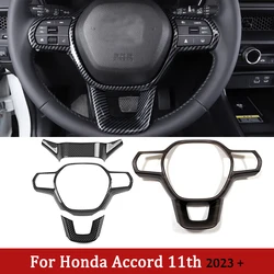 Steering Wheel Button Panel Cover Trim Stickers For Honda Accord 2023 CRV CR-V Civic 11th gen Car Styling Accessories