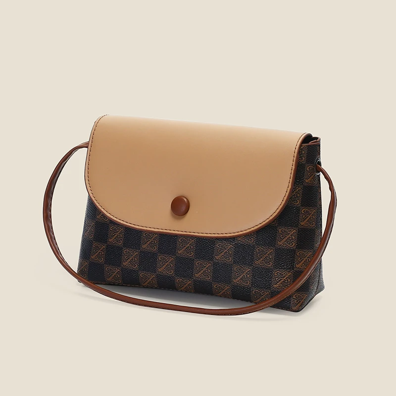 

Retro-style small square bag - an elegant and luxurious women's lightweight and niche shoulder bag for daily commutes.