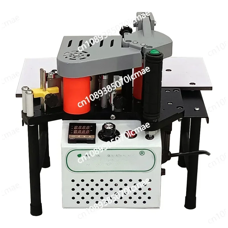 Portable Edge Banding Machine Small Wood Straight Curve Edge Bander Equipment 220V 1200W Double Side Gluing for PVC Woodworking