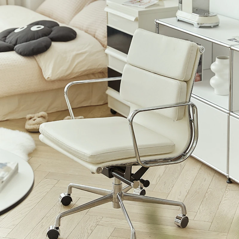 Computer Simplicity Chairs Senior Office Ergonomic Handrail Bedroom Office Chair Comfort Rotate Meeting Cadeira Furniture QF50OC