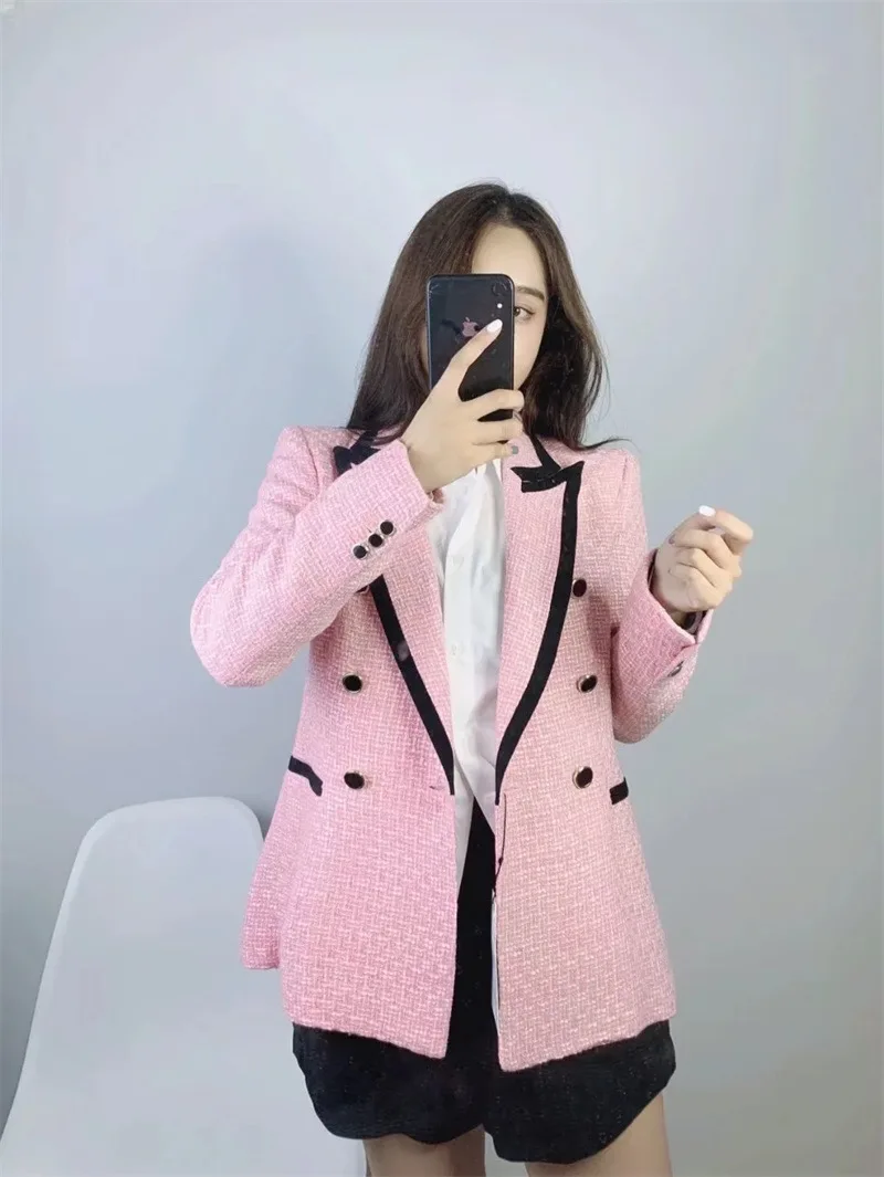 2024 New European and American Foreign Trade Wholesale 2024 Spring and Autumn New European and American Fragrant Texture Suit Co