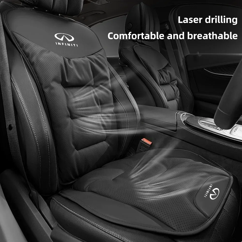 Leather Car Seat Cover Car Front/Rear Seat Cushion for Infiniti Q50 Q30 QX70 FX50S Q60 Q70 QX80 QX30 EX FX J Chair Protector Pad - view 6