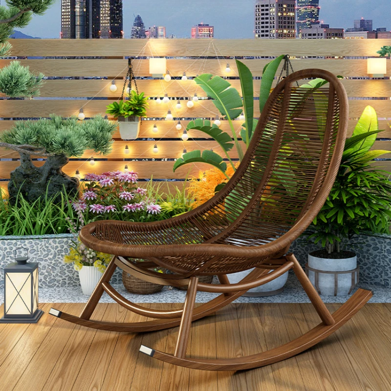 Designer Fancy Garden Chair Modern Lounge Hotel Home Garden Chair Balcony Occasional Cadeira Space Saving Furniture