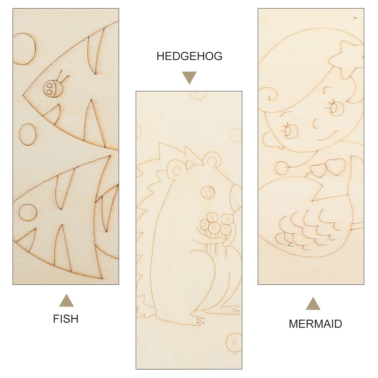 Planche à dessin en bois pour enfants, 4 pièces, bricolage, Graffiti couleur, jouet de peinture, Puzzle, voyage éducatif