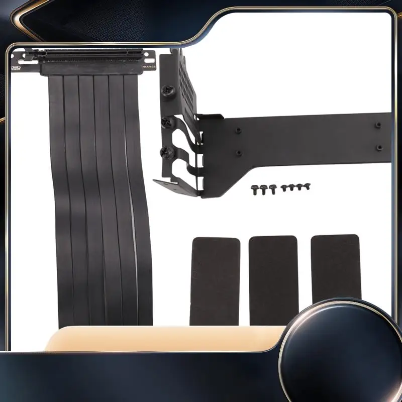 

Bracket V-GPUKT 3.0 Vertical Stand 180 To 90 Degree Graphics Card Vertical Bracket PCI-E 3.0X16 Cable Set For RTX3060 2080 2060