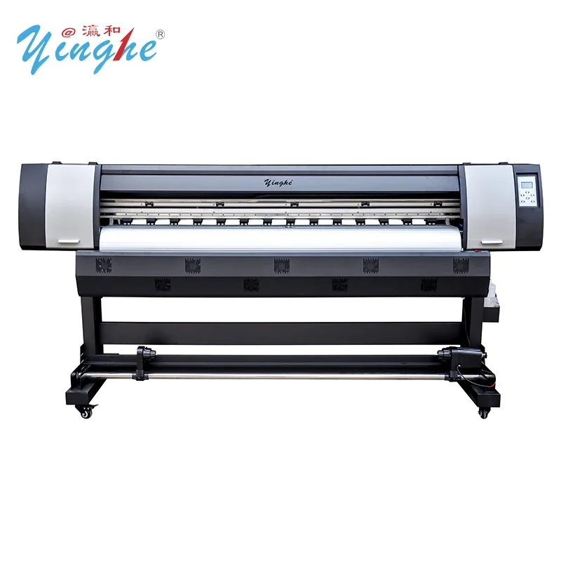 Yinghe Popular 1.8m Eco Solvent Printer With An I3200 Print Head And A Set Of Ink For Self - Adhesive Vinyl Sticker Flex Banner