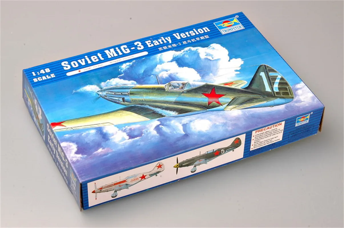 

Trumpeter масштаб 1/48 МиГ-3 ранняя версия сборки военной модели самолета # 02830