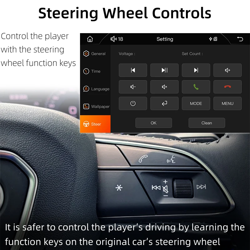 Double Din Autoradio Avec Carplay & Android Auto, Lecteur Mp5 À Écran Tactile 7Pour Voiture Avec