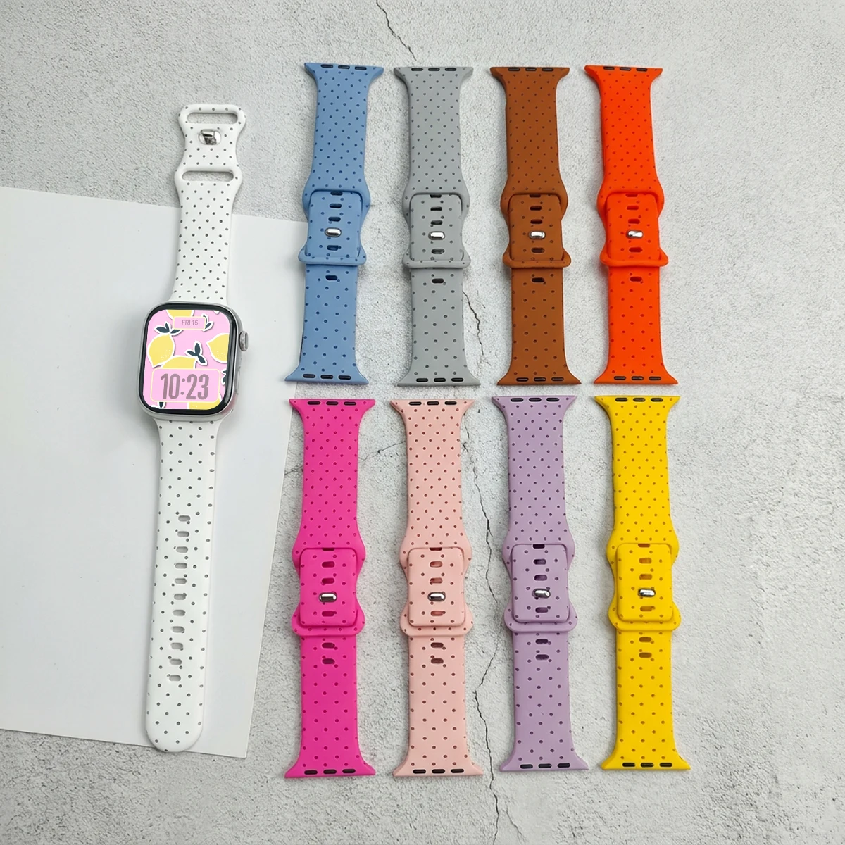 Dots Series Printed Straps for Apple Watch 11 10 9 8 7 SE Bands Replaceable Bracelet for iWatch 46mm 42mm 41mm 40mm Correa