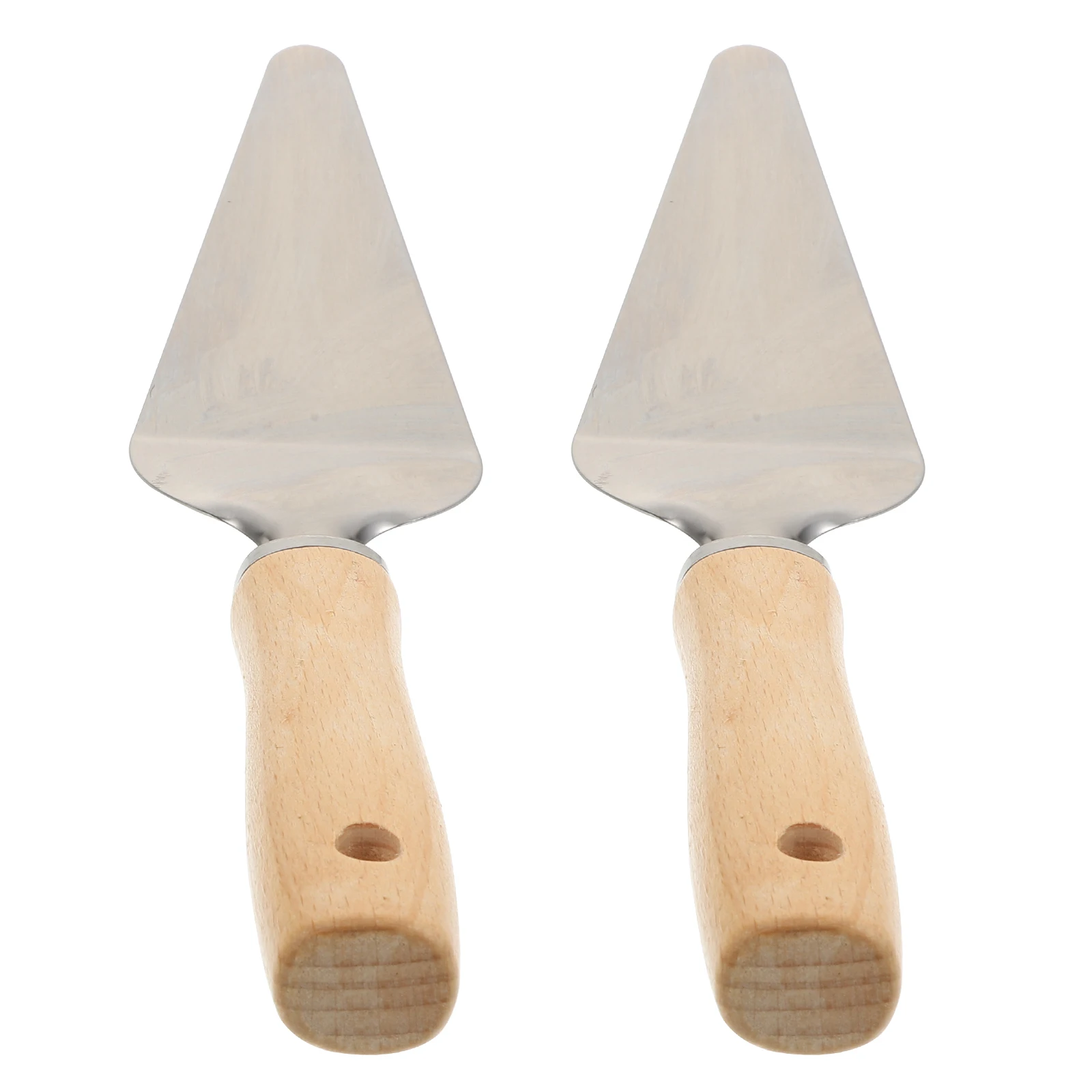 

2pcs Pizza Spatula Stainless Baking Shovel Steel Baking Shovel Pizza Accessory Lightweight Kitchen Tool Storage