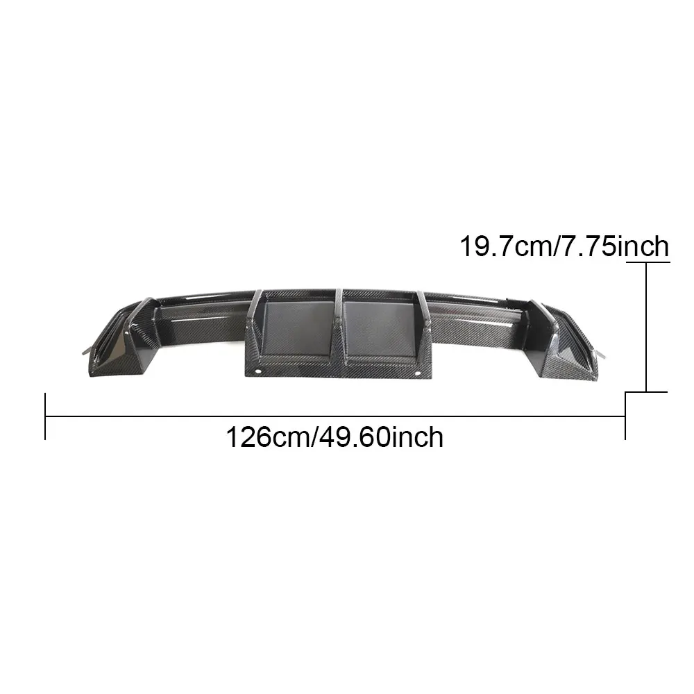 Factory OEM ODM Carbon Rear Bumper Diffuser forBMW G80 M3 G82 G83 M4 2021 2022 3