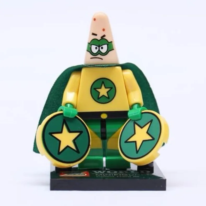 SpongeBob Patrick Star Blöcke Cartoon Anime Zusammengebautes Modell Kleine Bausteine Kinder Nette Jungen Mädchen Pädagogische Geschenke – Detail 8