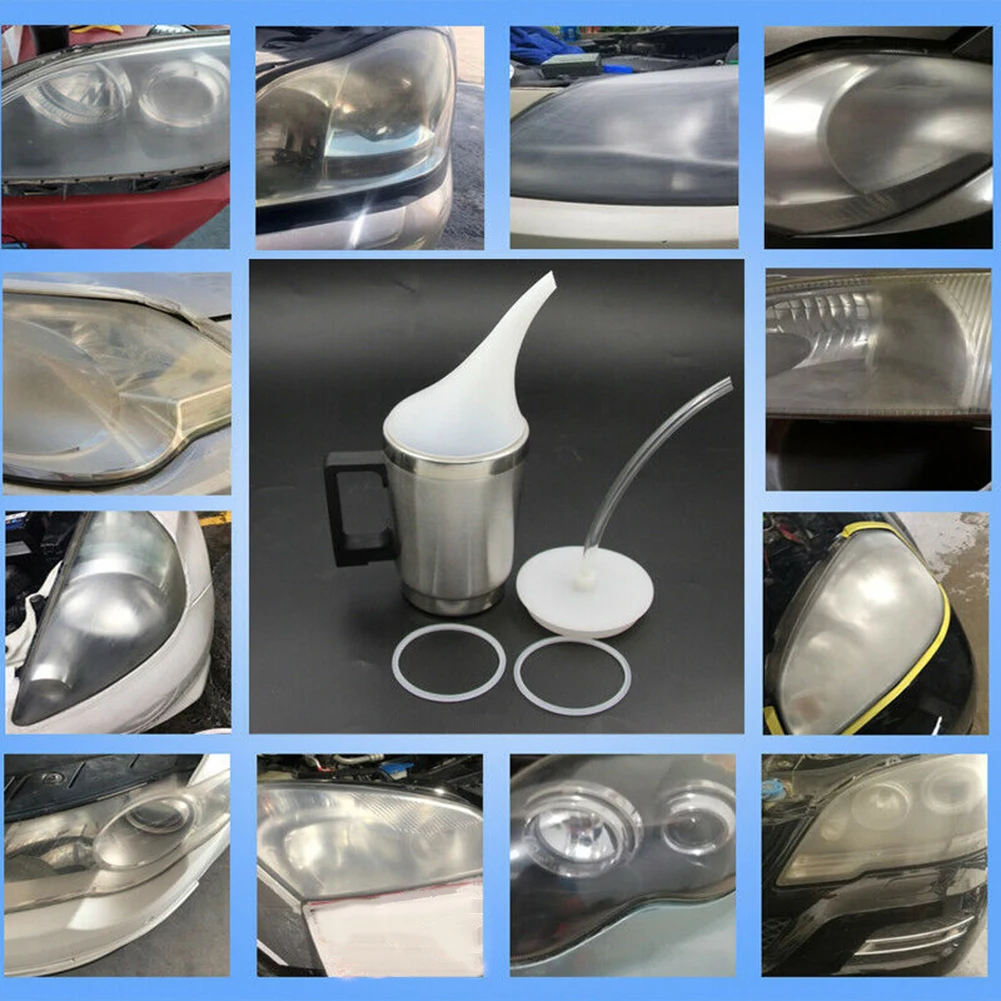 

Automobile Headlamp Repair Kit Renovation Repair Coating Solution Tool Kit Headlamp Update Kit for Cars and Trucks SUV