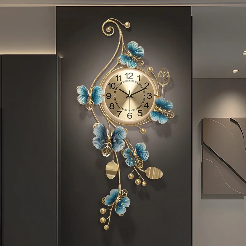 Large Hanging Wall Clock High Quality Elegant European Wall Clock Modern Charm  Living Room Decoration