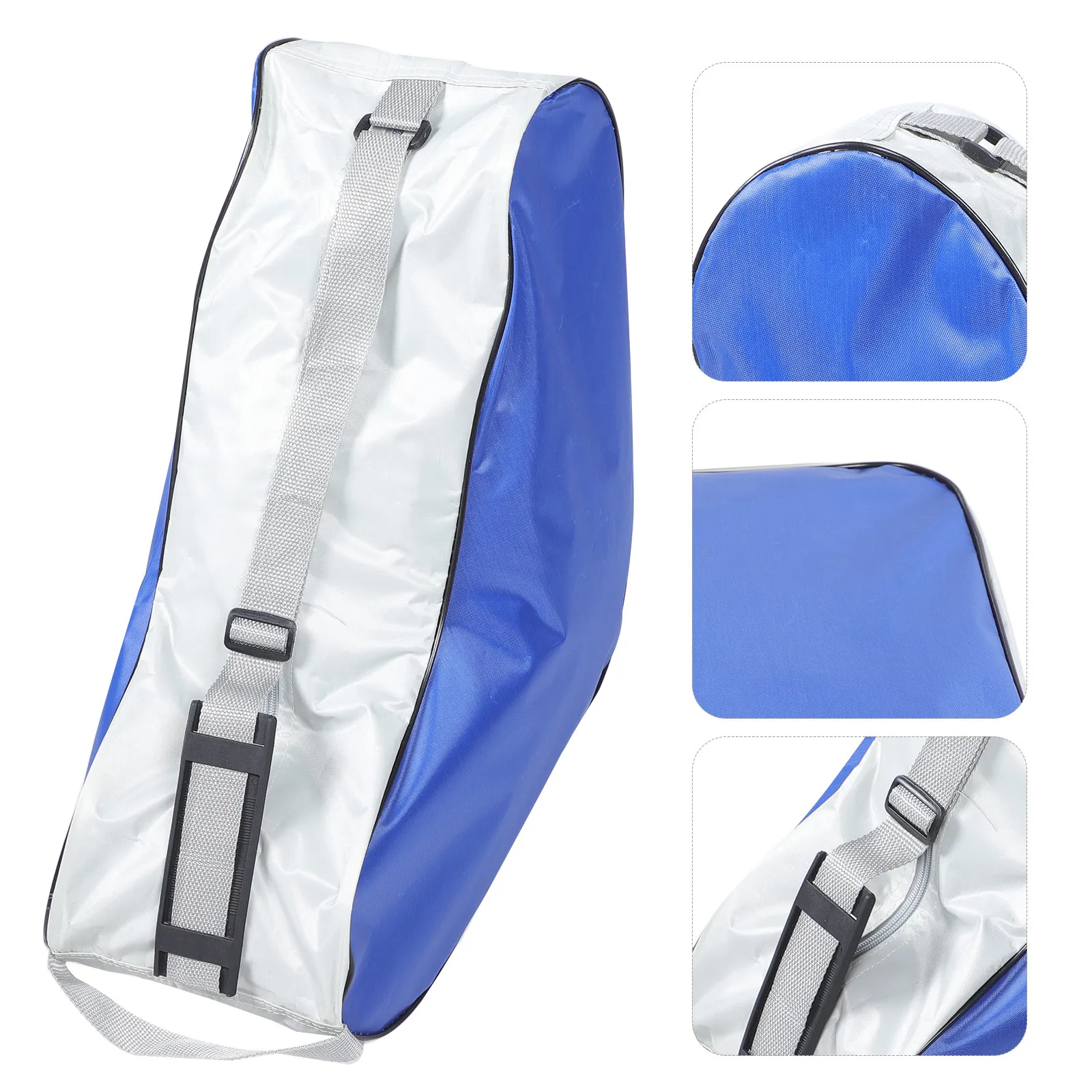 

Roller Skate Pouch Portable Breathable Skates Storage Bag Zippered Wear-Resistant Travel Roller Skates Holder Outdoor Use