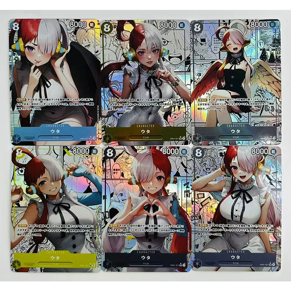 Anime One Piece DIY ACG Nami Yamato Uta Sexy Premium Glitter Collectible Card Boy Games Toys Christmas Birthday Gifts Board Game