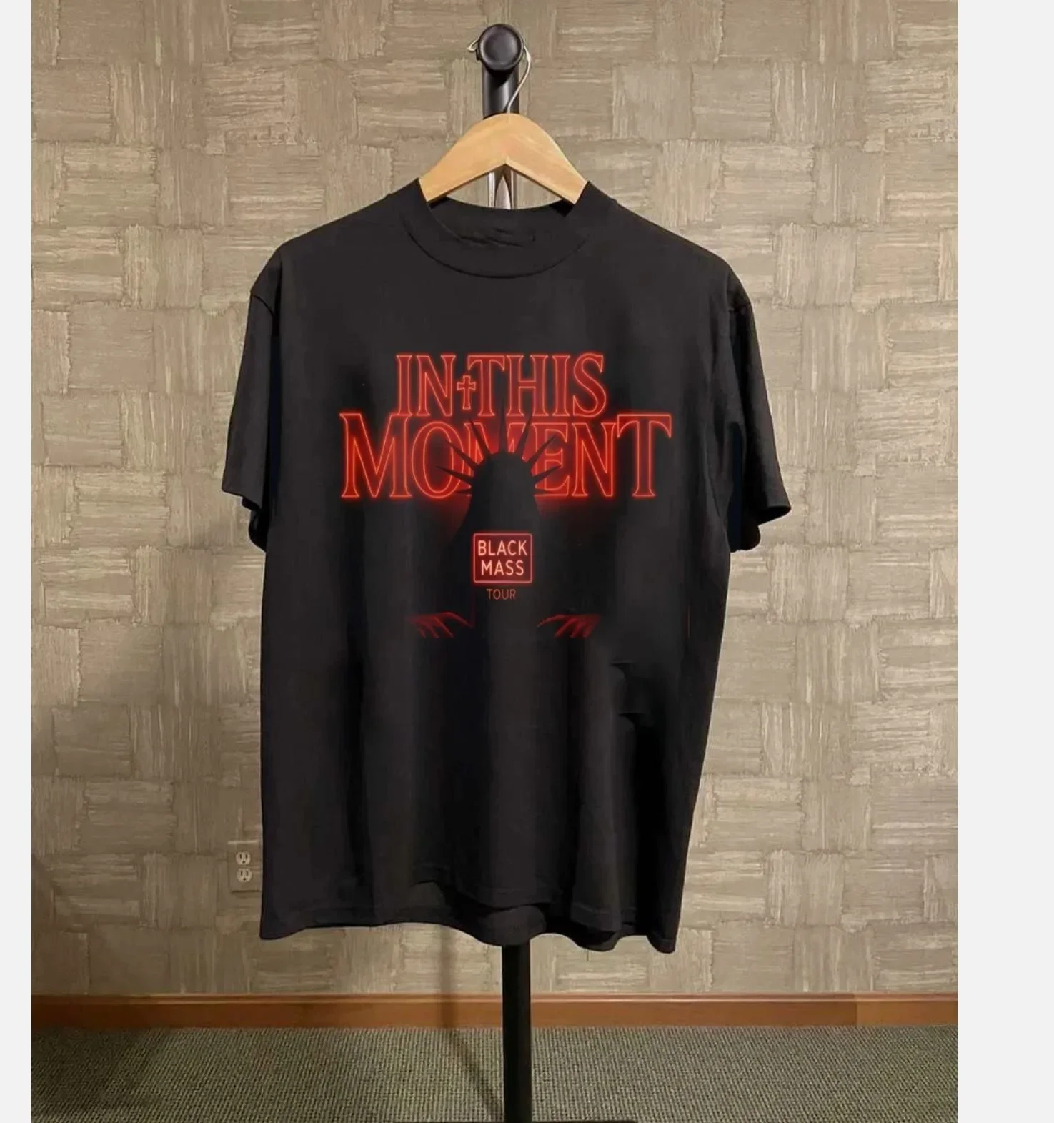 In This Moment announces 2025 Black Mass Tour Black Shirt S to 5XL