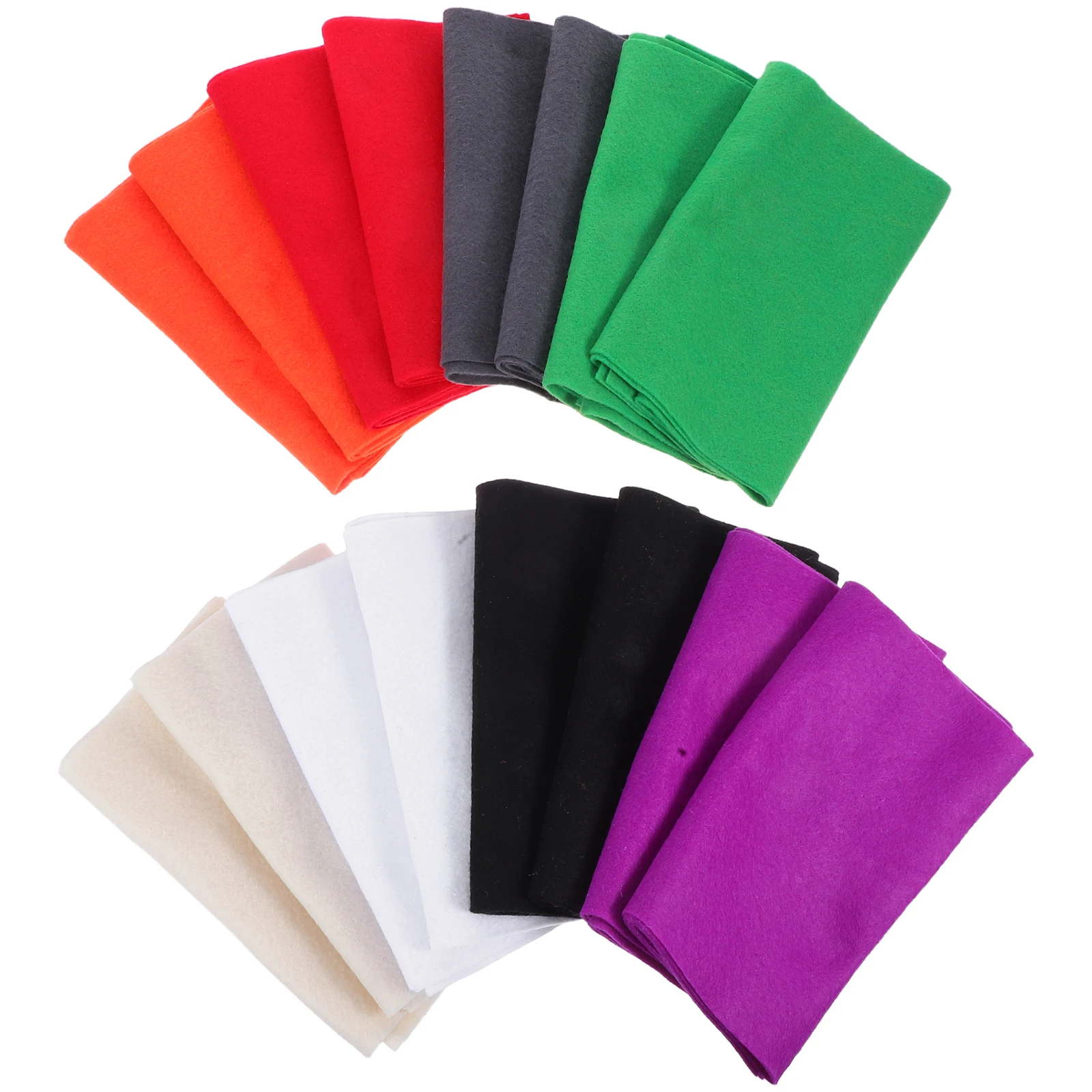 

16pcs Sheets Fabric For Sewing Soft Material Sewing Patchwork Felt Sheets DIY Projects Assorted Colors Fabric