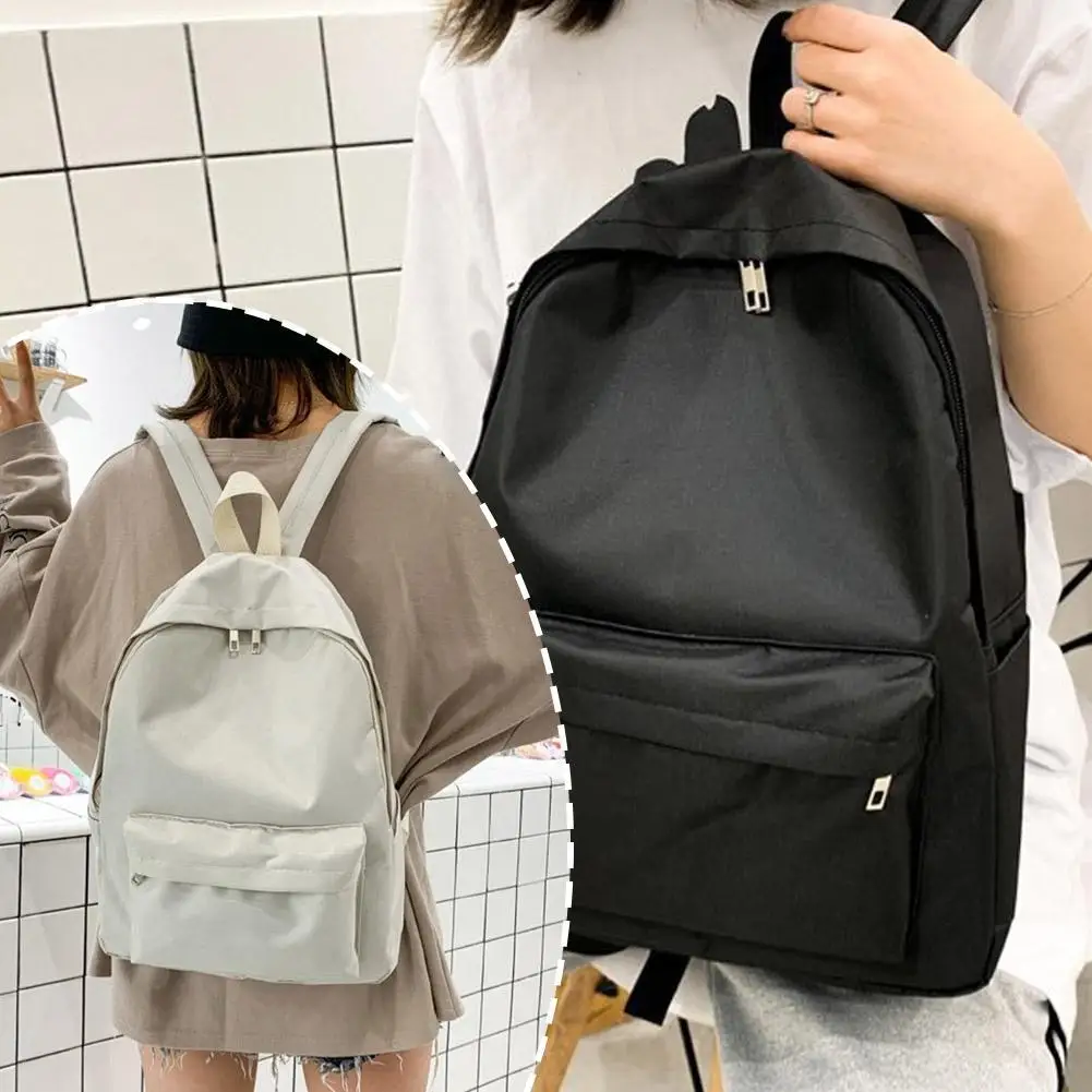 

Schoolbag Female Japanese Department Simple Campus Backpack Korean Version Ins College Style Students Backpack Leisure Bags