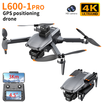 L600-1 PRO 4K Professional Drone With GPS HD Camera 5G WIFI 360 ° Obstacle Avoidance 4.5 inch Screeen FPV Quadcopter RC Drones